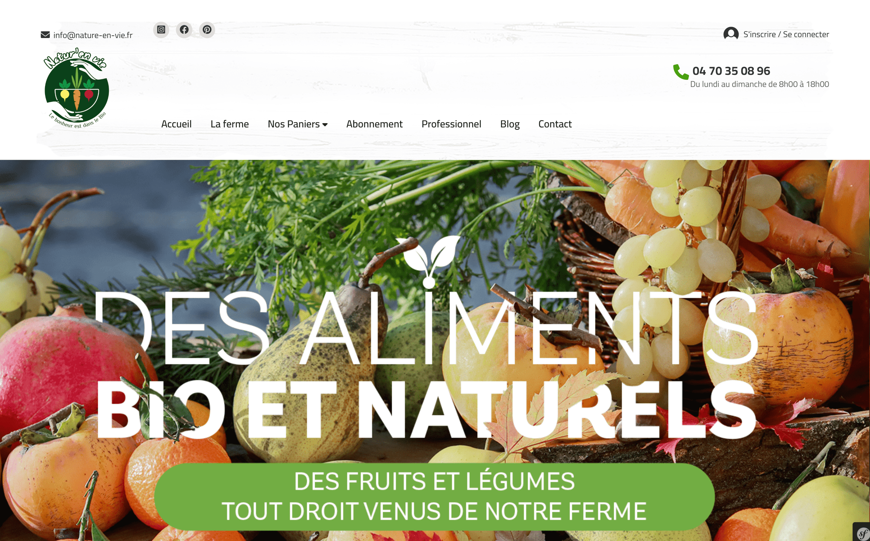 Nature en vie